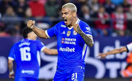 Resultado: Cruz Azul sufre, pero remonta y triunfa ante el Atlético de San Luis