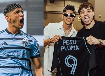 ¡Épico! Presume Alan Pulido una fotografía con el cantante Peso Pluma