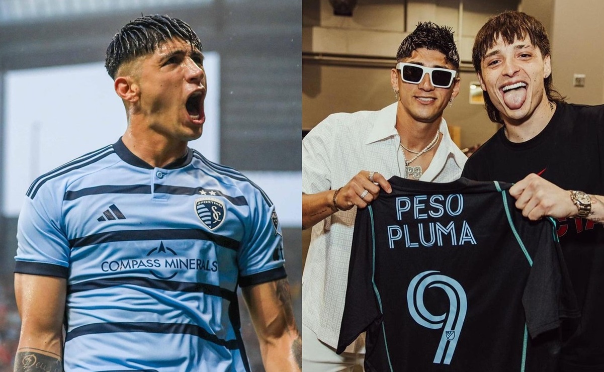 ¡Épico! Presume Alan Pulido una fotografía con el cantante Peso Pluma