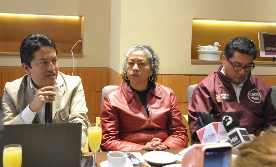 María Eugenia Rojano, en conferencia de prensa, dio a conocer que el PASACME cuenta con un presupuesto de 40 millones de pesos para otorgar apoyos directos de 4 mil pesos por hectárea afectada. Foto: Especial