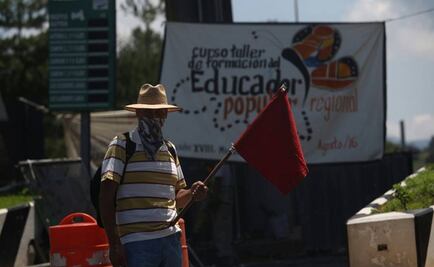 CNTE-Michoacán toma caseta de Zirahuén