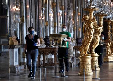 Versalles reabre sin turistas y con 500 visitantes por hora