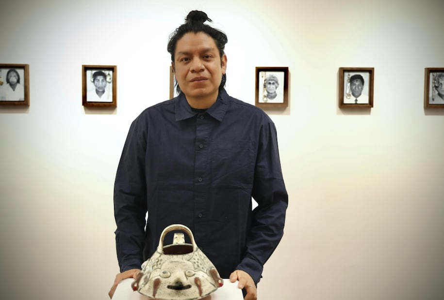 Proyectos Monclova celebra 20 años con dos exposiciones sobre la memoria: "La sombra de la montaña tiene tatuajes" y "Desde nuestra propia altura" de Tercerunquinto". Foto: Berenice Fregoso/ EL UNIVERSAL.