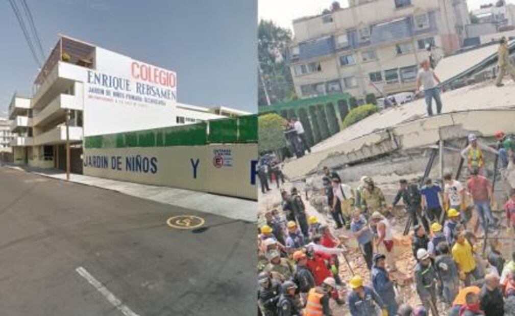Edificios dañados por el sismo del 19-S; antes y después