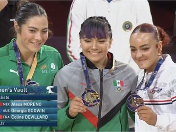 Alexa Moreno gana medalla de oro en la Copa del Mundo de Gimnasia Artística