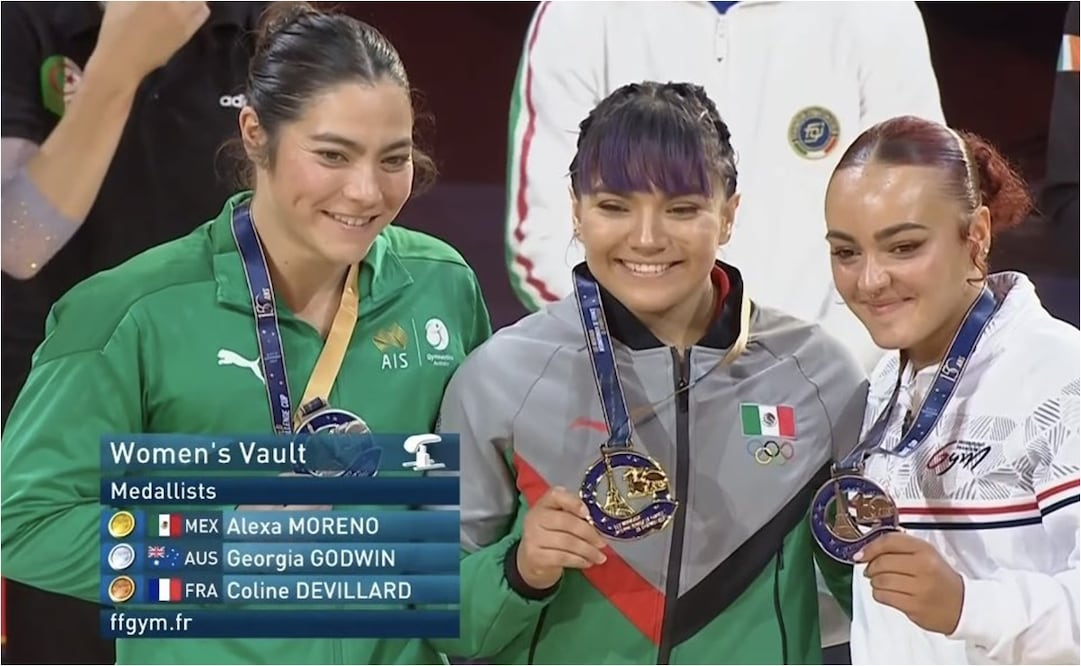 Alexa Moreno gana medalla de oro en la Copa del Mundo