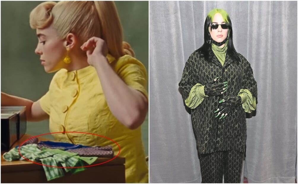 Billie Eilish en el nuevo video de What Was I Made For?. Foto: Captura de YouTube e Instagram @billieeilish