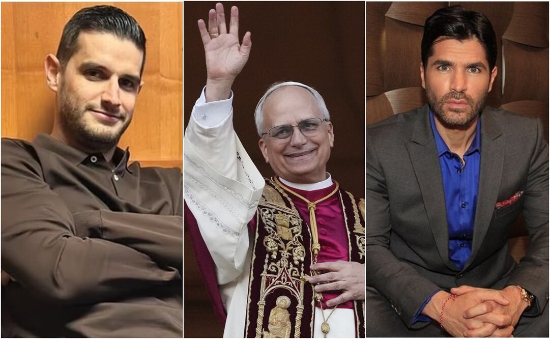El youtuber y el actor compartieron su punto de vista sobre la elección del nuevo Pontífice. Fotos: Instagram y AP