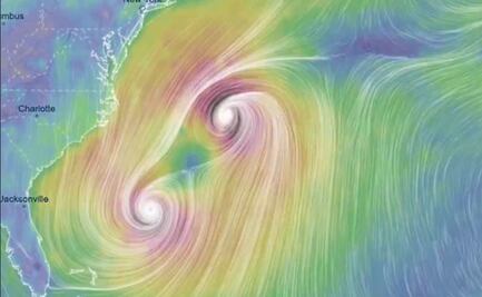 Efecto Fujiwhara: huracán Imelda y tormenta tropical Humberto podrían fusionarse en el Atlántico