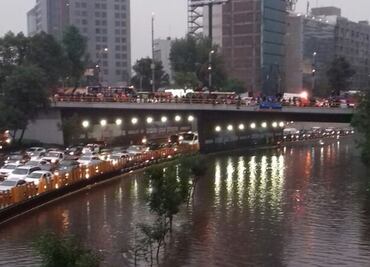 Tromba afecta 25 puntos en la CDMX