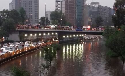 Tromba afecta 25 puntos en la CDMX