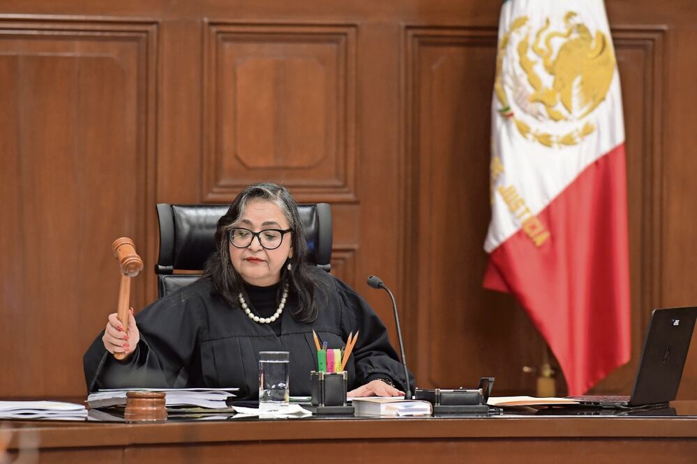 Norma Piña Hernández, ministra presidenta de la Suprema Corte de Justicia de la Nación. Foto: EL UNIVERSAL