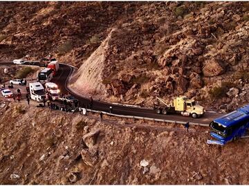 Reportan otro accidente de autobús con jornaleros agrícolas en BCS; viajaban 45 trabajadores