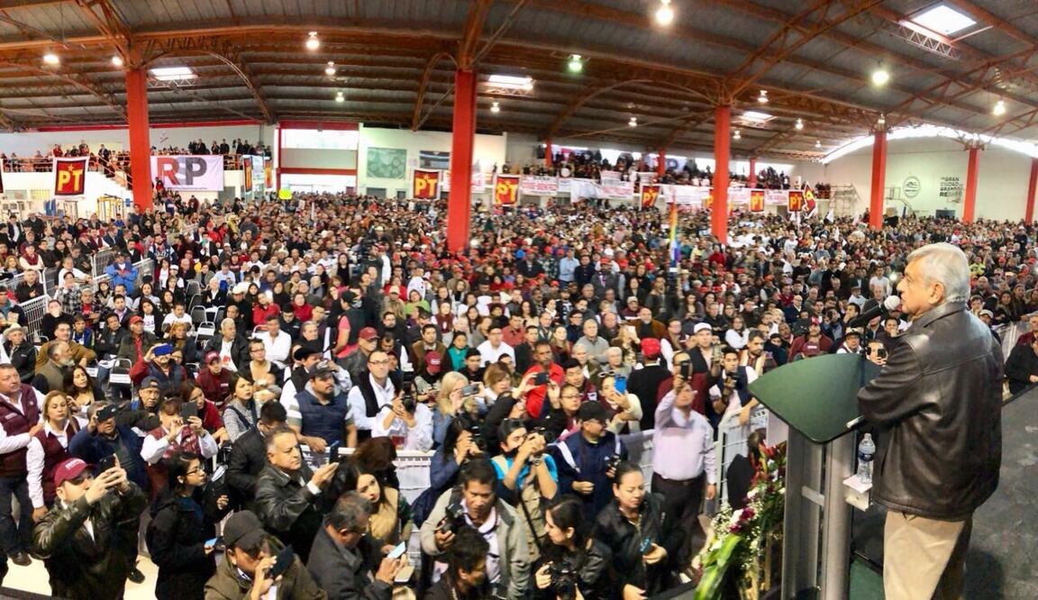 Fotografía tomada de la cuenta de Twitter de Andrés Manuel López Obrador