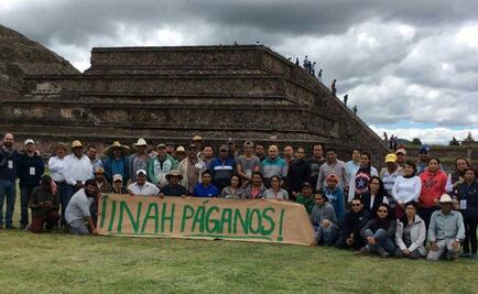 Exigen pago de salarios en Teotihuacán