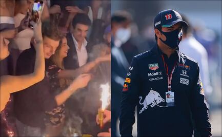 Checo Pérez, el gran ausente en la fiesta de Max Verstappen