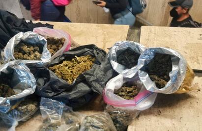 Detienen a sujeto que llevaba varias bolsas con marihuana en la estación Guerrero del Metro CDMX