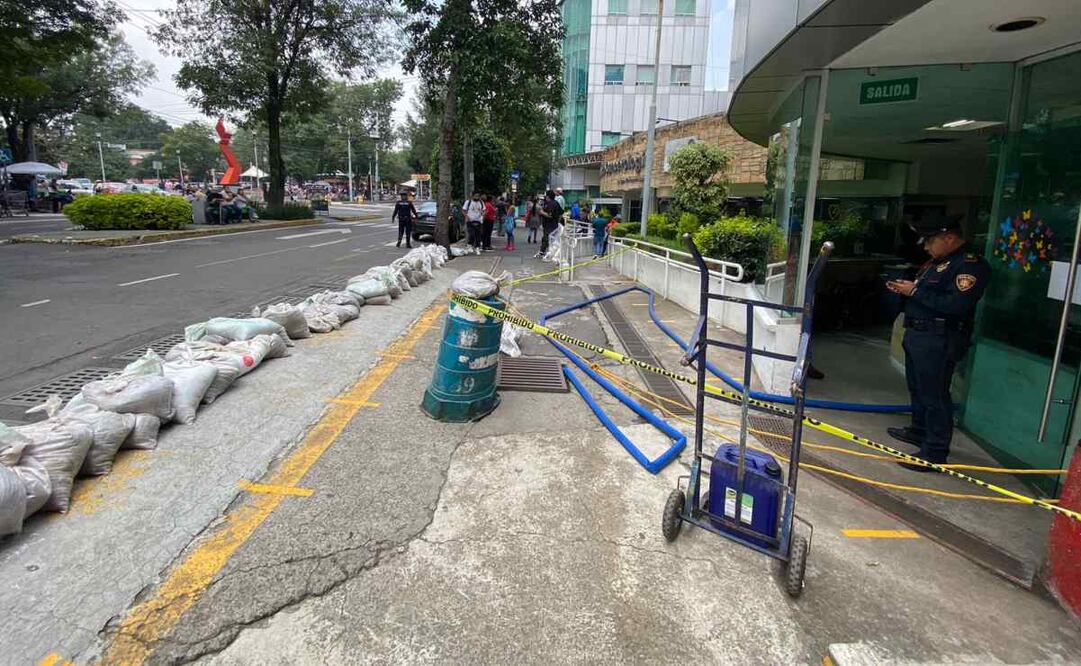 El Instituto Nacional de Cancerología luce así, este 18 de septiembre, después de inundarse hace dos días. Foto: Juan Carlos Williams/EL UNIVERSAL