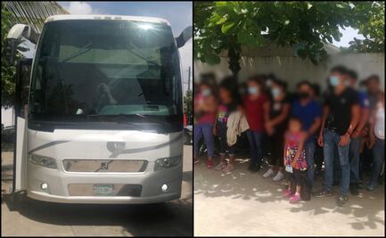 Aseguran a 108 migrantes centroamericanos en Veracruz; entre ellos 50 menores de edad