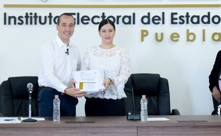 Mario Riestra, candidato a la alcaldía de Puebla llamó a blindar la elección contra el crimen organizado