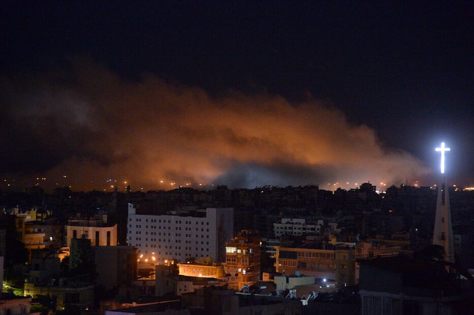 Las fuerzas israelíes aseguraron este sábado haber atacado unos 70 “objetivos” de Hezbolá.  Foto: EFE