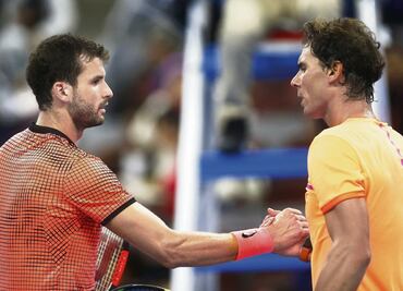 Dimitrov vence, al fin, a Nadal