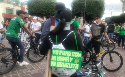 Más de 2 mil personas protestan a favor de la legalización de la marihuana en León