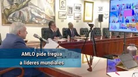  Pide AMLO a G20 tregua económica y apoyo mutuo
