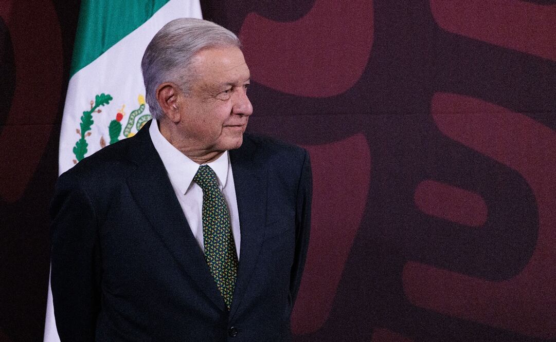 López Obrador, en su mañanera del 5 de abril en Palacio Nacional. Foto: Presidencia