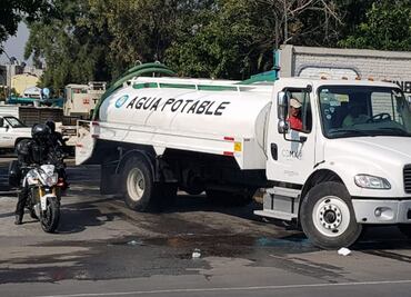 Avanza operativo especial de distribución gratuita de agua en pipas en la CDMX