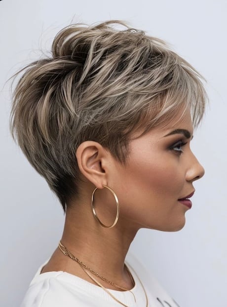 Cabello corto, canas discretas: así funciona este corte bien ejecutado. Foto: Instagram @marigilestilistas