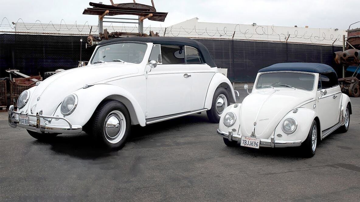 Fanáticos crean Vocho gigante con motor V8 y atributos modernos