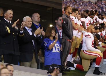 Vicepresidente de EU abandona estadio por protestas en NFL