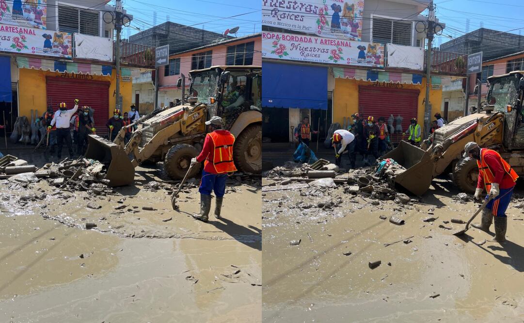 Gobierno de CDMX continúa labores de ayuda en Veracruz
Foto: Especial.