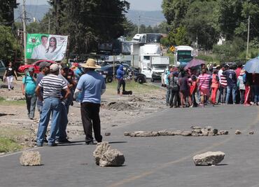 Pobladores que bloquearon la México-Puebla protestaban por la detención de un vecino