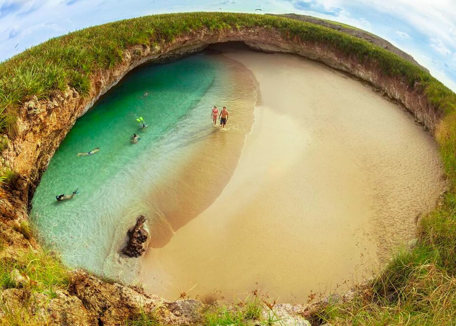 Playa del Amor, en Islas Marietas. (Foto: Archivo El Universal)
