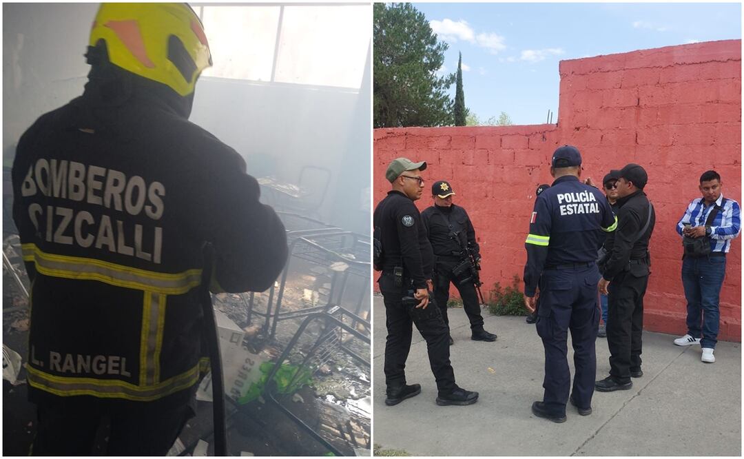 El 2 de junio, Rafael “N” habría llegado junto a otras personas a la escuela secundaria Wenseslao Labra de la colonia La Piedad, donde se desarrollaba la votación y lugar donde presuntamente prendió fuego al material electoral ocasionando que las llamas se extendieran a las butacas de un salón de clases. Foto: Especial / EL UNIVERSAL