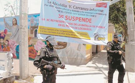 Cancelan escenificación de la Batalla de Puebla