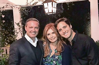Luis Miguel se encuentra por primera vez con Diego Boneta 