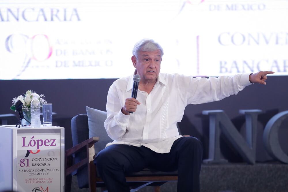 El candidato de la coalición Juntos Haremos Historia, Andrés Manuel López Obrador. /Archivo - EL UNIVERSAL