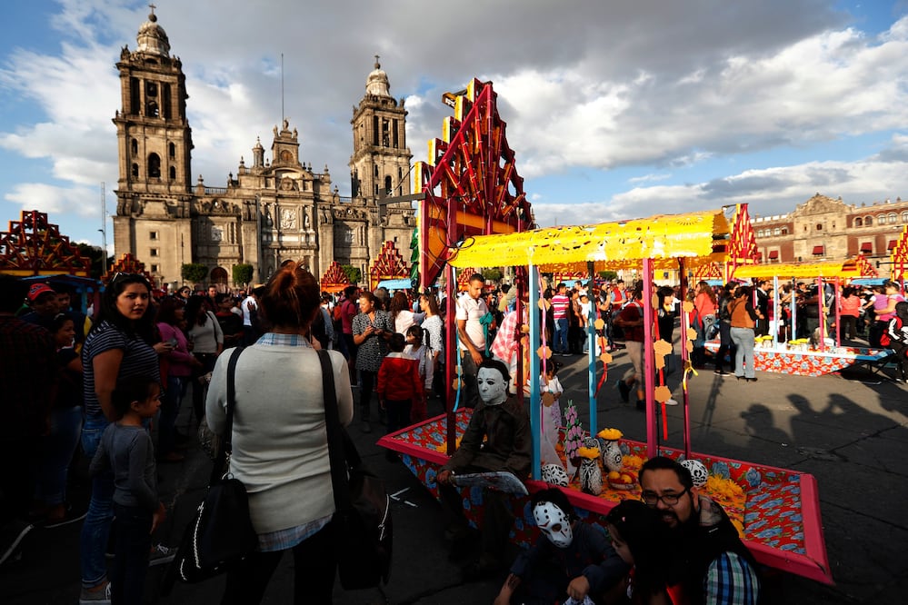 Se llevó a cabo el magno desfile en la ciudad de México con motivo del Día de muertos. (FOTO: Yadin Xolalpa. EL UNVIERSAL)