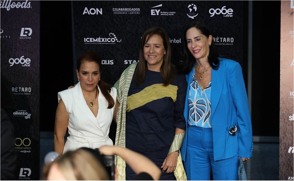 Margarita Zavala, Lía Limón en Los 300 Líderes más Influyentes de México. Foto: Diego Simón/EL UNIVERSAL