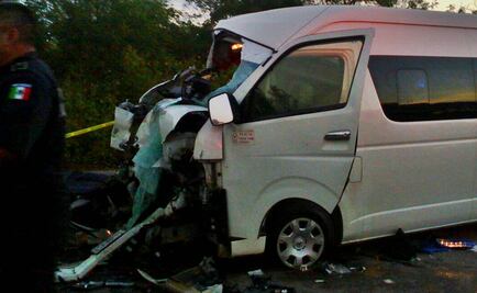 Choque deja 12 lesionados en Yucatán