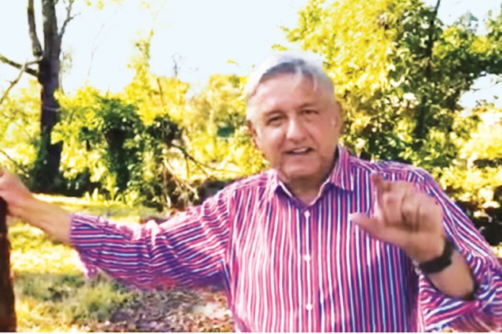 Andrés Manuel López Obrador, presidente nacional de Morena, subió un video en sus redes sociales, en el cual dijo que Miguel Ángel Yunes, gobernador de Veracruz, no ha comprobado sus dichos (IMAGEN TOMADA DE TWITTER)