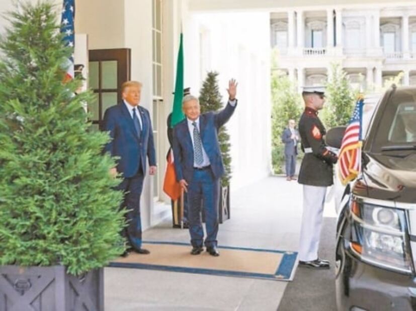 AMLO agradece a Trump el respeto a México