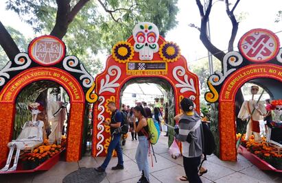 Paseo de la Reforma se tiñe de naranja y amarillo por Festival del Cempasúchil 2022 