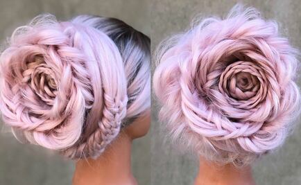  Chongo de rosa, el peinado millennial que arrasa en Instagram