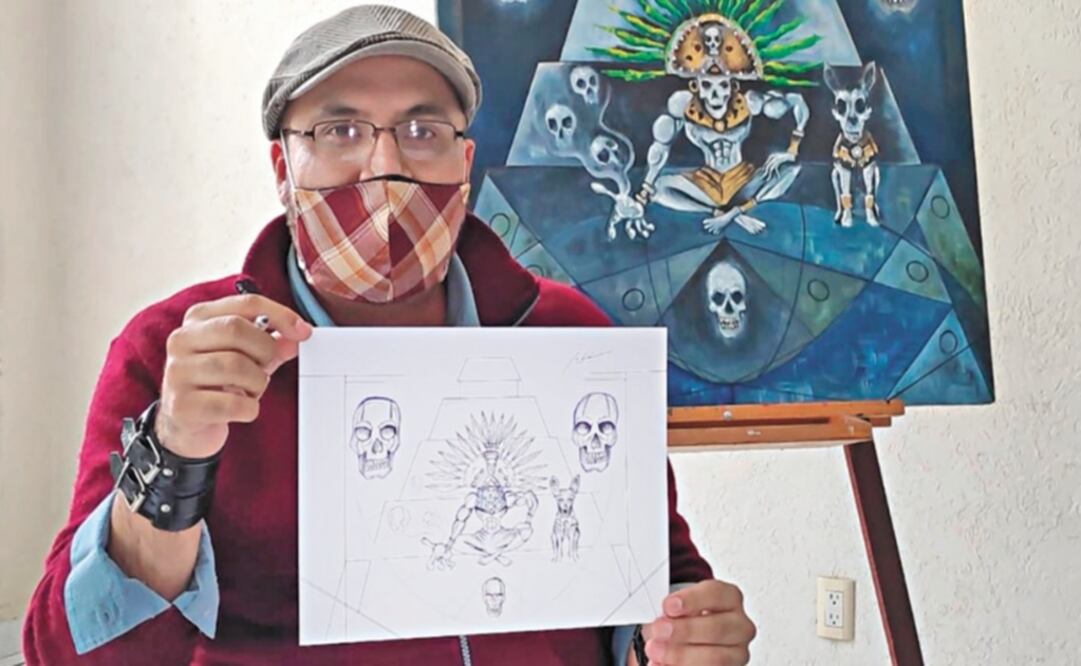 The so-called "Painter of Dreams" wants to pay tribute to the victims of COVID-19 - Photo: File photo/EL UNIVERSAL