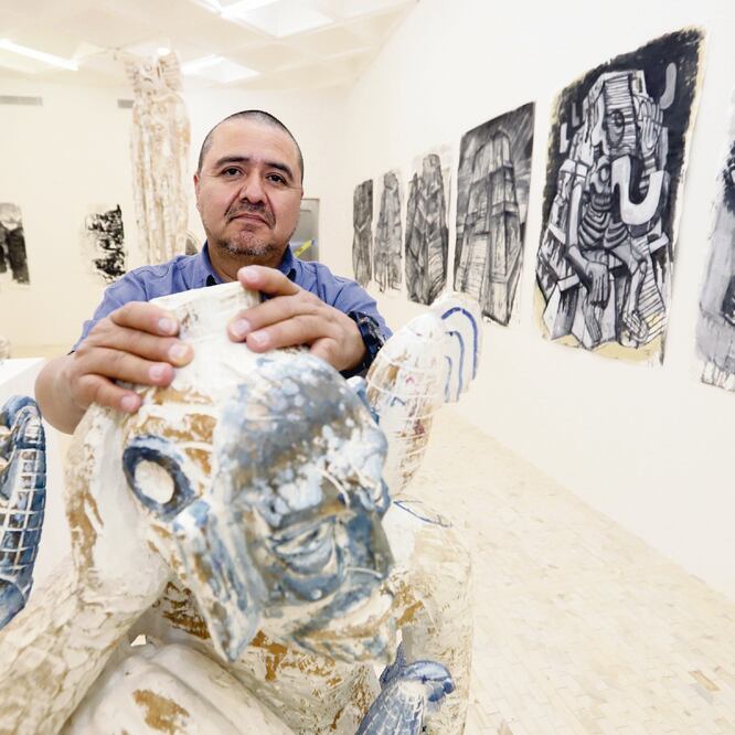 La exposición de Germán Venegas presenta alrededor de 350 piezas. BERENICE FREGOSO. EL UNIVERSAL