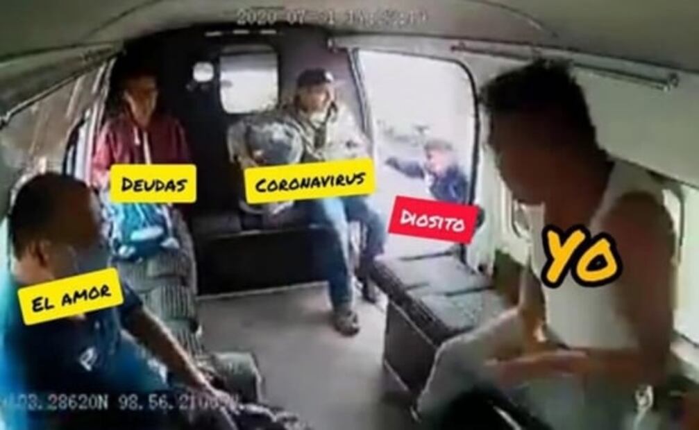 Ladrón de la combi vuelve por más... en forma de piñata